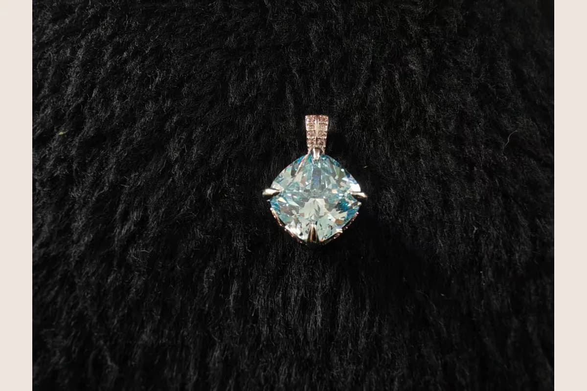 Clear Round Pendant